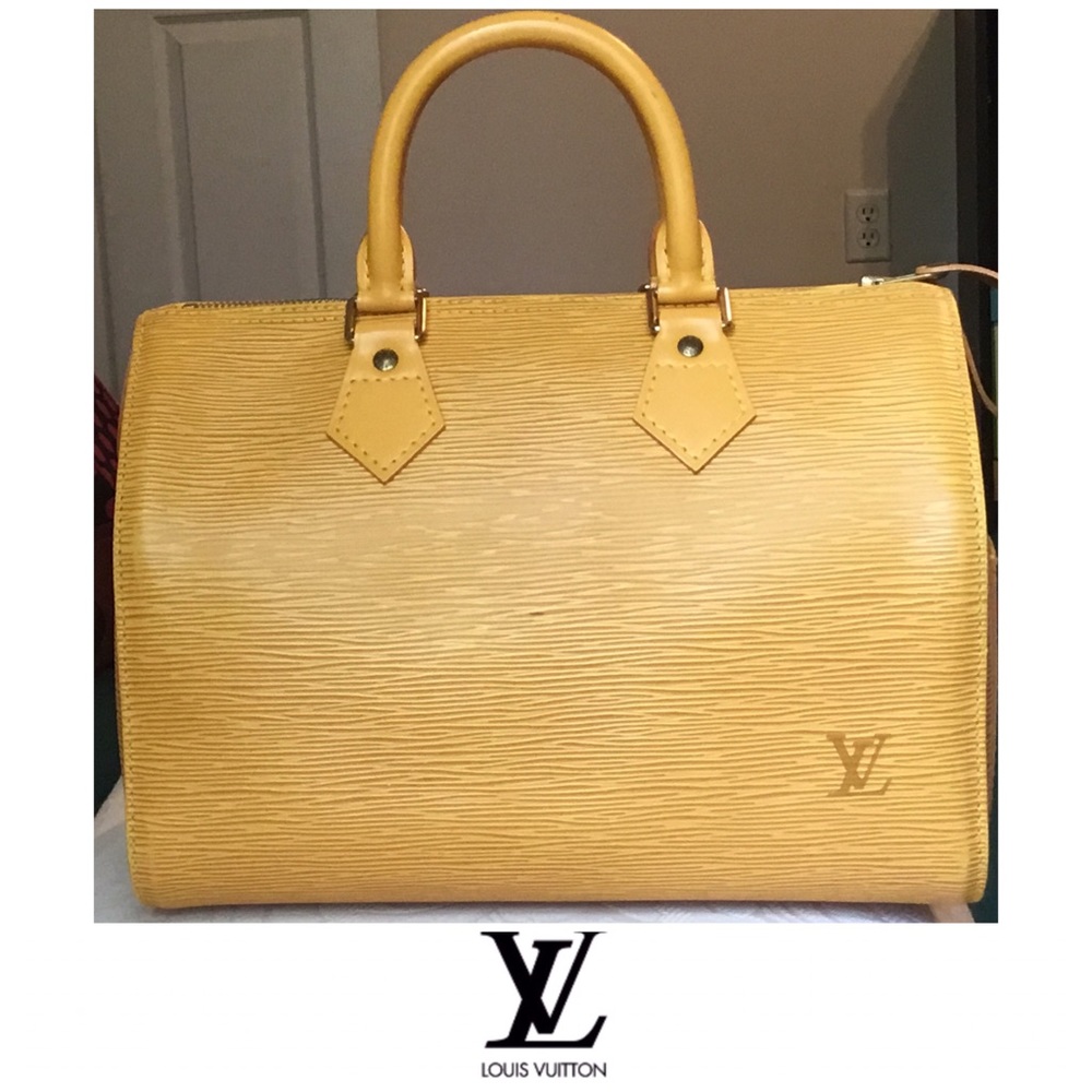 Louis Vuitton Vintage Speedy 25 Epi Leather Rare
